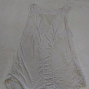 Buff bunny sheer accent tanktop